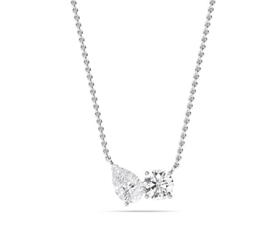 14K Lab Grown Diamond Fashion Pendant 1 ctw