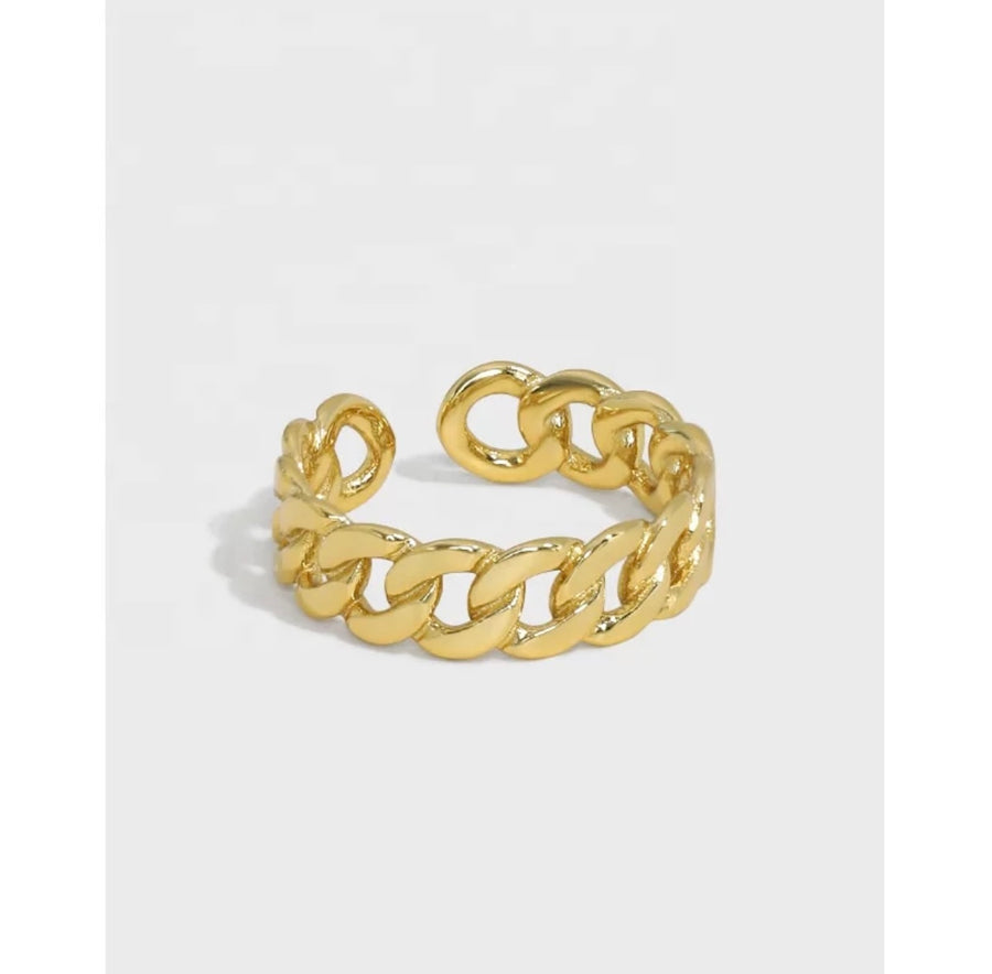 Versatile chain link adjustable ring