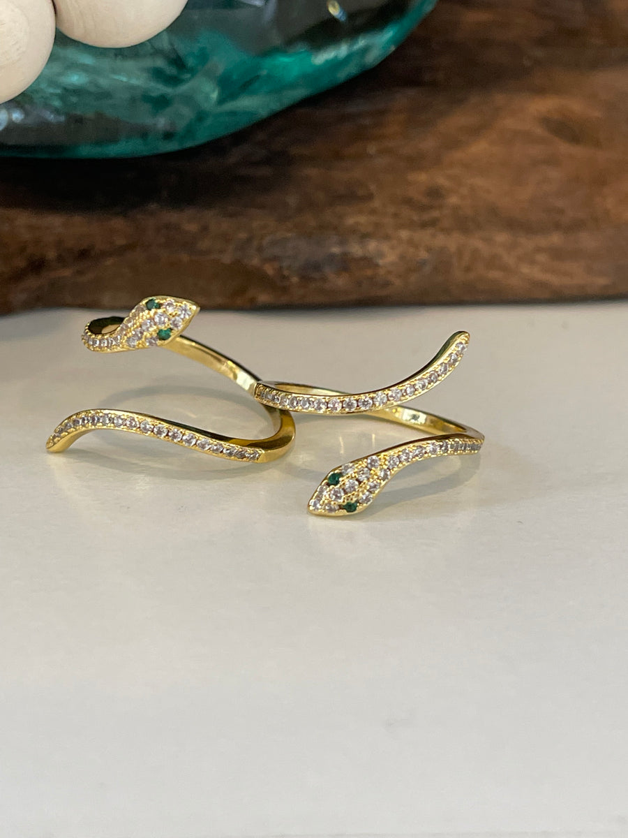 Gold snake ring – 88 Carats Co. 2