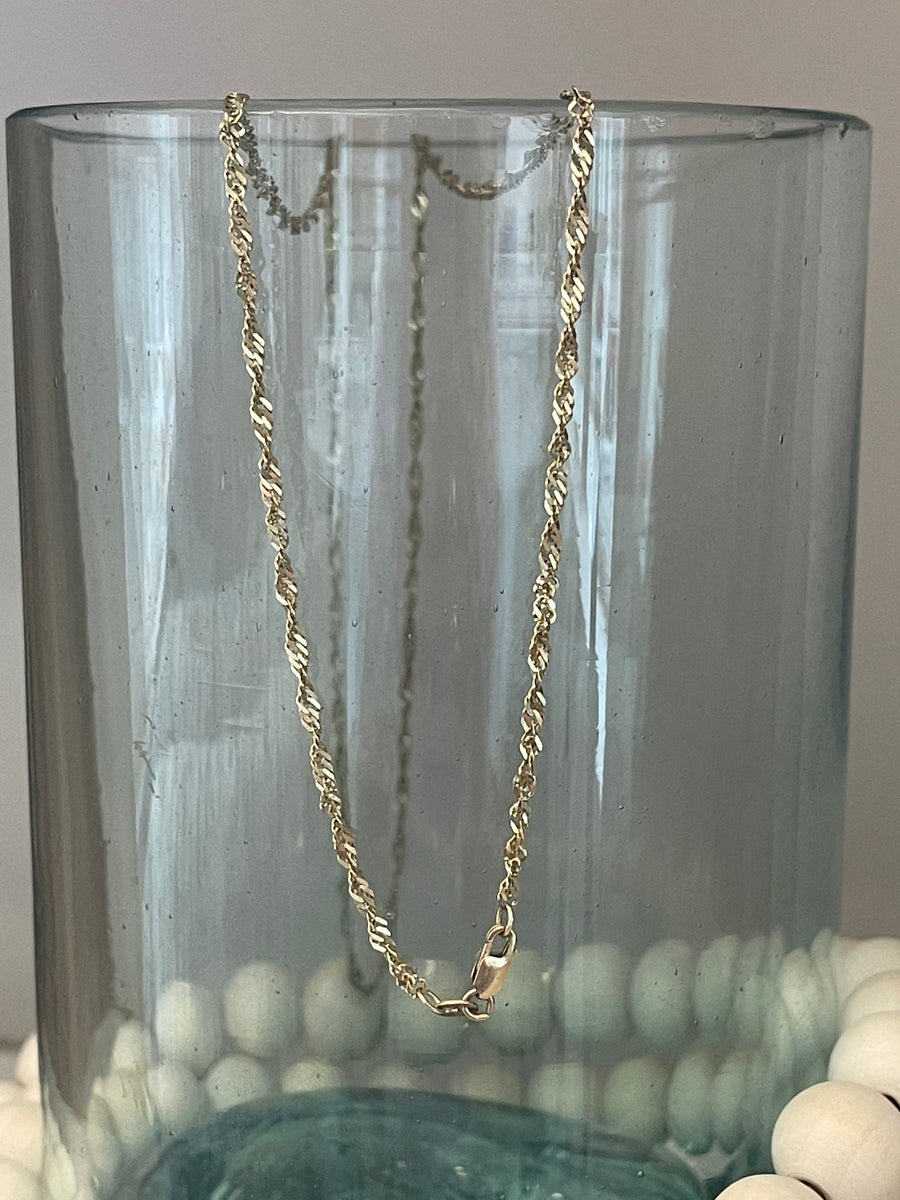 10KT yellow gold necklace