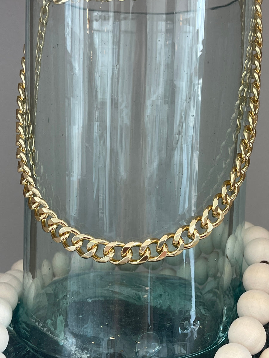 Charlie gold plated chain choker