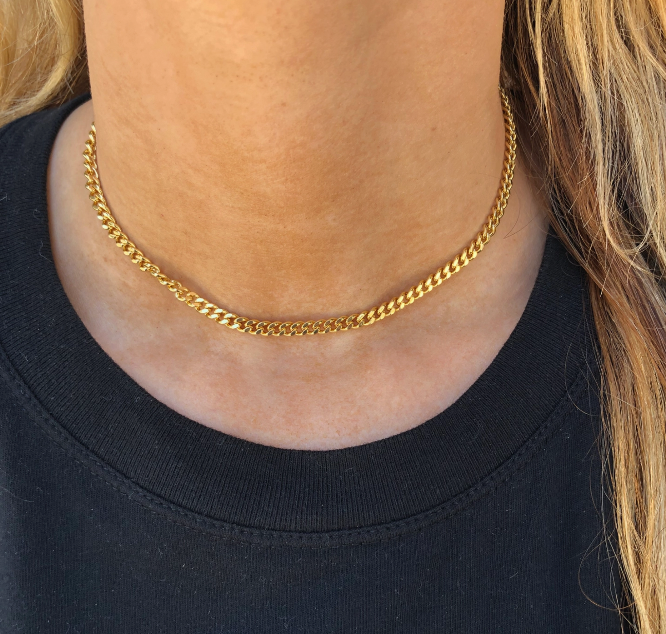 Tish Chain Choker/Short necklace – 88 Carats Co. 2