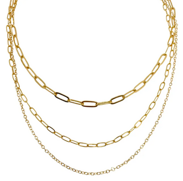 Alexis triple layer necklace