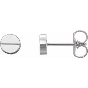 14KT geometric earrings