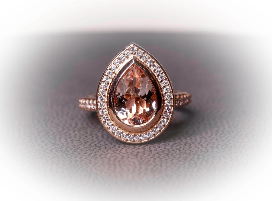 Morganite Engagement ring