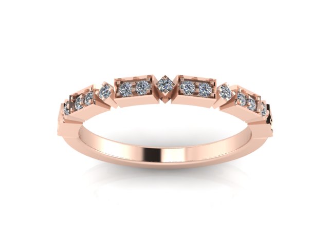 unique ladies stackable wedding band